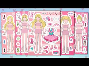 KAWAII GIRL DRESS ME UP STICKER BOOK | FUN & CUTE DRESS-UP ACTIVITY