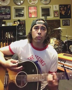 11K views · 1.6K reactions | While I’m waiting for some files to bounce, here’s a quick cover of @m_shinoda ‘s “Crossing A Line” Been loving this tune lately. Sorry if it’s rough, I just learned it tonight❤️落 | Vic Fuentes | Facebook