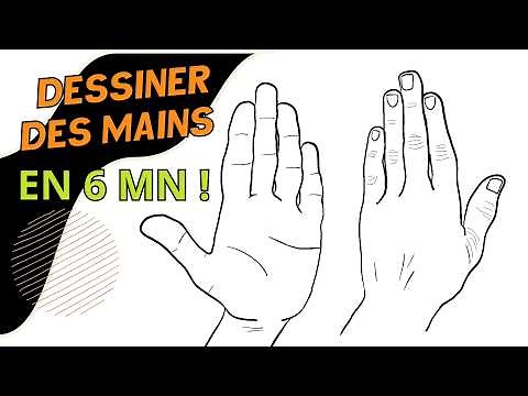 DESSINER DES MAINS EN 6 MINUTES : TUTO DéBUTANTS