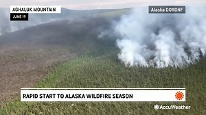 4.9K views · 135 reactions | Wildfires have already burned over a million acres in Alaska even though it is still very early in the fire season. Read the full forecast here: https://bit.ly/3uacI42 | AccuWeather | Facebook