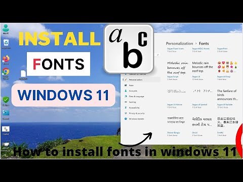 How To Install Fonts In Windows 11| Latest Font in 2022