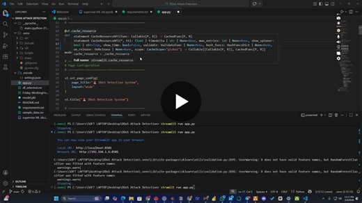 #machinelearning #cybersecurity #ddosdetection #datascience #ai #networksecurity | Mostafa Saad