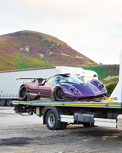 Lewis Hamilton's One-Off Pagani Zonda Badly Damaged in Tunnel Crash