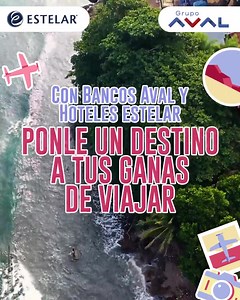 ¿Con ganas de vacaciones? reserva ahora con tarifas exclusivas del 14 al 20 de febrero pagando con tus tarjetas de los Bancos Aval. Elige tu hotel y reserva con un 10% de descuento en Colombia 🌴🌞 | Grupo Aval