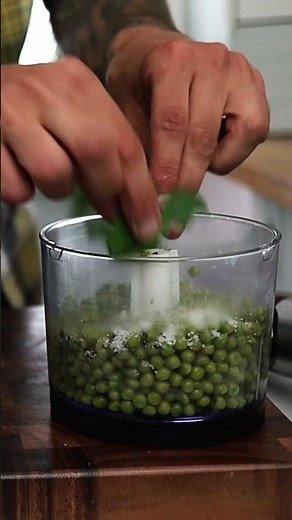 How to make Pea Puree #shorts