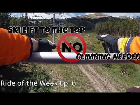 First time mountain biking chair lift accessed trails! | Breckenridge Ski Area Trails