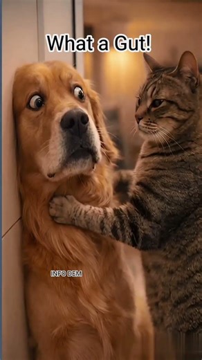 What a Gut #funny #catvideos #shortvideo #dog