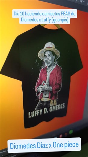 Ya disponibles en la página web, búscalo como "Luffy D Omedes" los links están en nuestro perfil www.moosesclub.co 55 mil pesos, tallas: 2, 4, 6, 8, 10, 12, 14, XS, S, M, L o XL 60 mil pesos tallas XXL 65 mil pesos tallas XXXL Cuando uno piensa en el elegido cuya sonrisa cambia los corazones de las personas que tienen a su alrededor... Bueno, no puedo decir que sus métodos son los correctos, pero Diomedes podría funcionar. #onepiece #luffy #anime #Diomedes #colombia | Estampados Moose