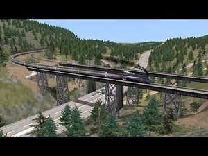 Train Sim 2020 Southern Pacific GS-4 Daylight 4449 Powers American Freedom Train Over Donner Pass