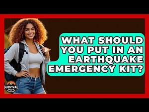 What Should You Put In An Earthquake Emergency Kit? - Survival Skills for Everyone