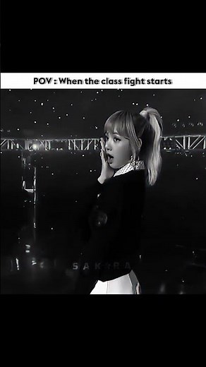 When class fight starts//I hope it get views in millions// #blackpink #trending #shorts