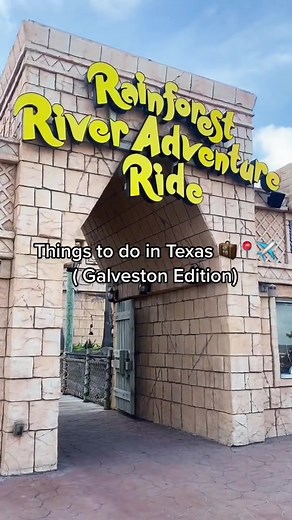 Galveston Rainforest River Adventure Ride - Must Visit Spot in TX!