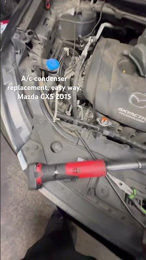 How to remove Ac condenser on this Mazda Cx5 2015 easy way #mazda #car #california #viral #fyp