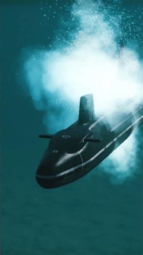 HMS Vanguard Submarine under the water