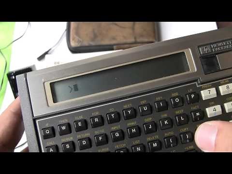 HP 71B Loading a BASIC program from CARD Reader