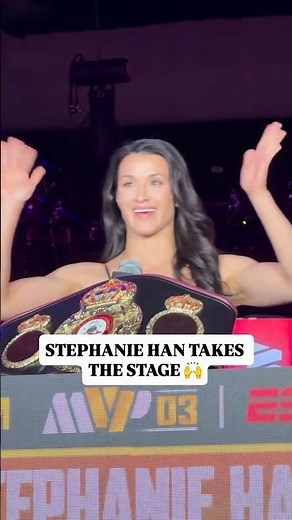 STEPHANIE HAN TAKES THE STAGE 🔥