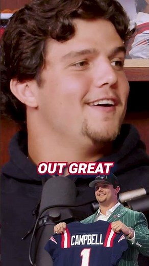 CONFIRMED: Will Campbell would still die for Drake Maye 💪