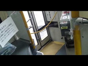【京都市営バス】エアロミディ（元MK車）前扉開閉
