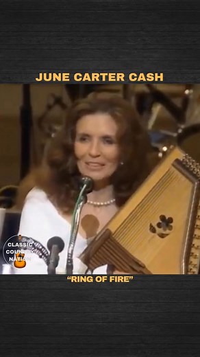 🔥 “Ring of Fire” by June Carter Cash blazes with passion, telling a love story that burns hotter with every note ❤️🎶🔥 A classic spark that still sets hearts alight. #JuneCarterCash #RingOfFire #CountryLegend | Classic Country Nation