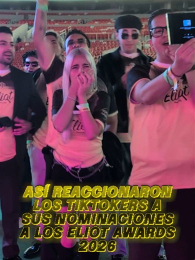 ¡Estás fueron las reacciones de los creadores a su nominaciones en los Eliot Awards 2026! 👀 #Nominadoseliotawards #EliotAwards2026 #EliotAwards