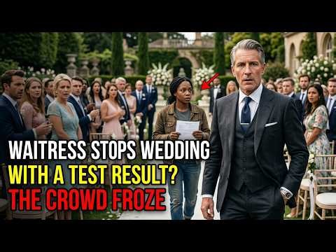 Billionaire Halts The Wedding When The Waitress Handed Him A Test Result — The Crowd Froze