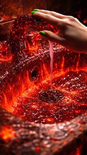 Touching a Lava Sink… ASMR You Can Feel (Bubbling, Melting Sounds)