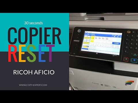 RESET sc error RICOH MPC 3003 3004 3503 3504 6055 4503 5503 6003 6004