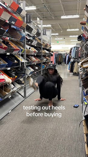 he couldnt escape this time #heels #testingoutheels #reactions | Testing Out Heels