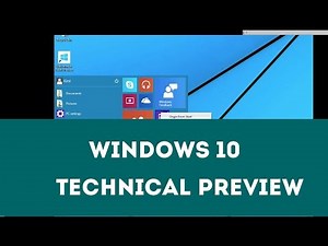 Quick Look of Windows 10 Technical Preview's Features
