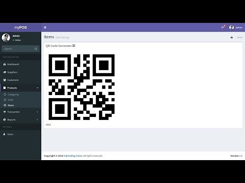 Membuat QR-Code Generator di CodeIgniter / PHP [30] {Bonus}
