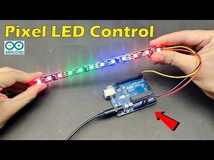 Pixel LED Control with Arduino Uno|| Arduino Projects|| Pixel #arduino #pixel #arduinounoprojects
