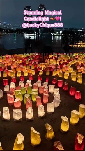 “Magical Candlelight Experience | Stunning Night View in Vivid Colors 🌈✨”