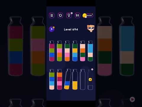 Get Color Water Sort Puzzle Level 691 to Level 695