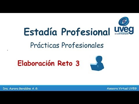Elaboración Reto 3 UVEG Estadía Profesional por Prácticas Profesionales