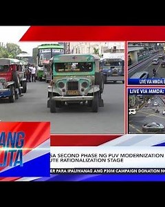 DOTr, nahihirapan sa second phase ng PUV Modernization Program - ang route... | Unang Balita