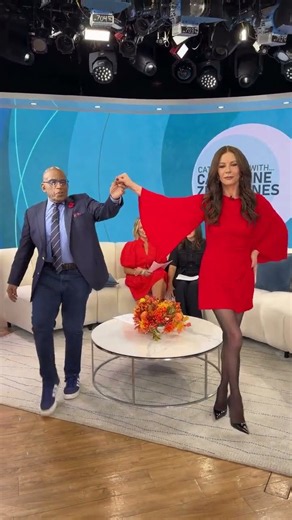 Catherine Zeta-Jones Teaches al Her signature Morticia Adam Walk