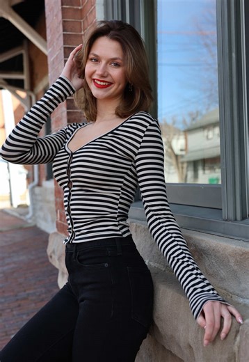 Lover, not a fighter. 🖤 This cute top is from @Nextrys. You can find it on my Amazon Storefront (see Linktree). 🖤 #ootd #amazonfashion #nextrys #cardigan #fashiontrends