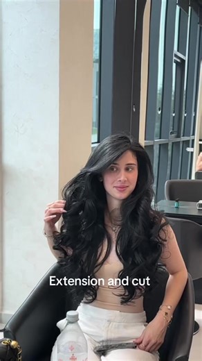 Extension and hair cut !