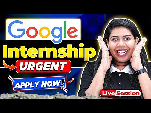 😮Google Internship 2026 | Complete Guide | Apply Now! #BTech #GoogleInternship #BTechJobs #Engg #CSE