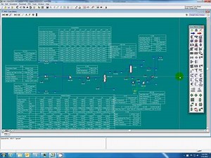 19. Gas Absorber Unit Operating in HYSYS