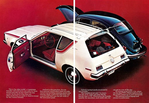 60K views · 2.7K reactions | Folleto 1970 AMC Gremlin vs Volkswagen Sedan | Amantes de los clasicos | Facebook