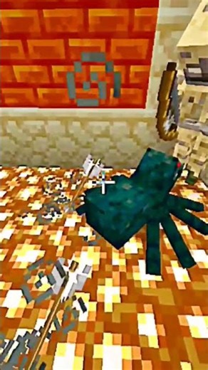 Cave spider vs parched 😱 Who Wins?