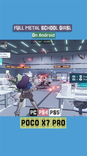 FULL METAL SCHOOL GIRLS ON ANDROID #gamehub #pcemulator #shortsvideo