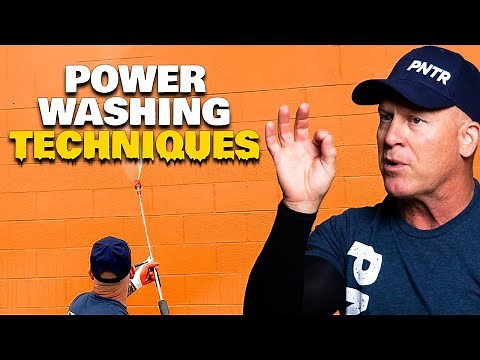 Proper Power Washing Techniques | Master Pressure Washing Houses