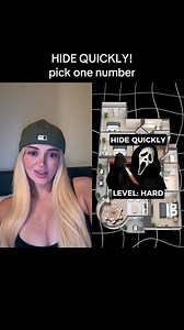 HIDE QUICKLY! Pick one number, no cheating! #games #fyp #viral #xyzbca creator: hideordie9 | Walshdelaney