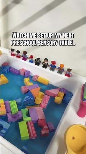 Watch me set up our next sensory table