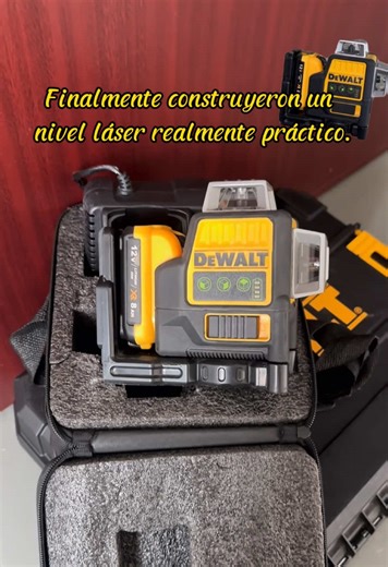 A remote-control 3-axis green laser level for under 100 bucks? Never heard of that before!#laser #dewalt #level #contractor #tools