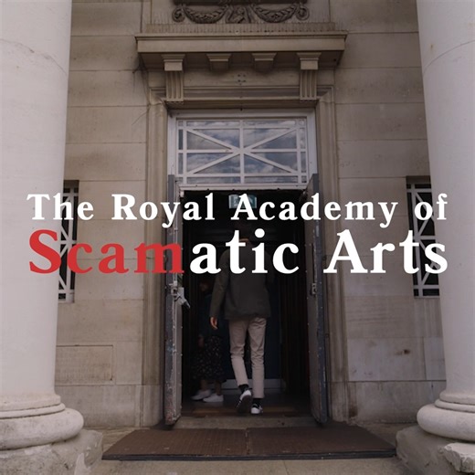 6.9K views · 74 reactions | Welcome to the Royal Academy of Scamatic Arts  The academy isn’t real, but the scams are—and they're getting more sophisticated. Learn how to protect yourself  More info: https://wi.se/i220hx | Wise | Facebook