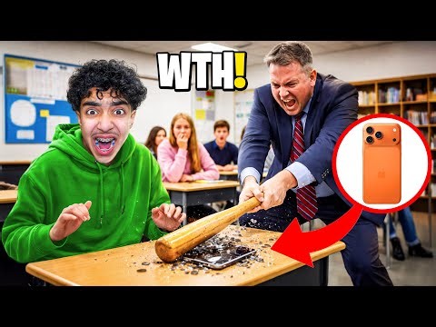 Principal DESTROYED My iPhone 17 Pro Max In Class..