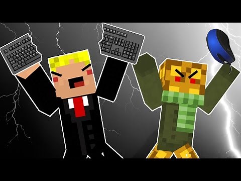 Bedwars - REWI ZERSCHLÄGT TASTATUR!!! | Minecraft Online